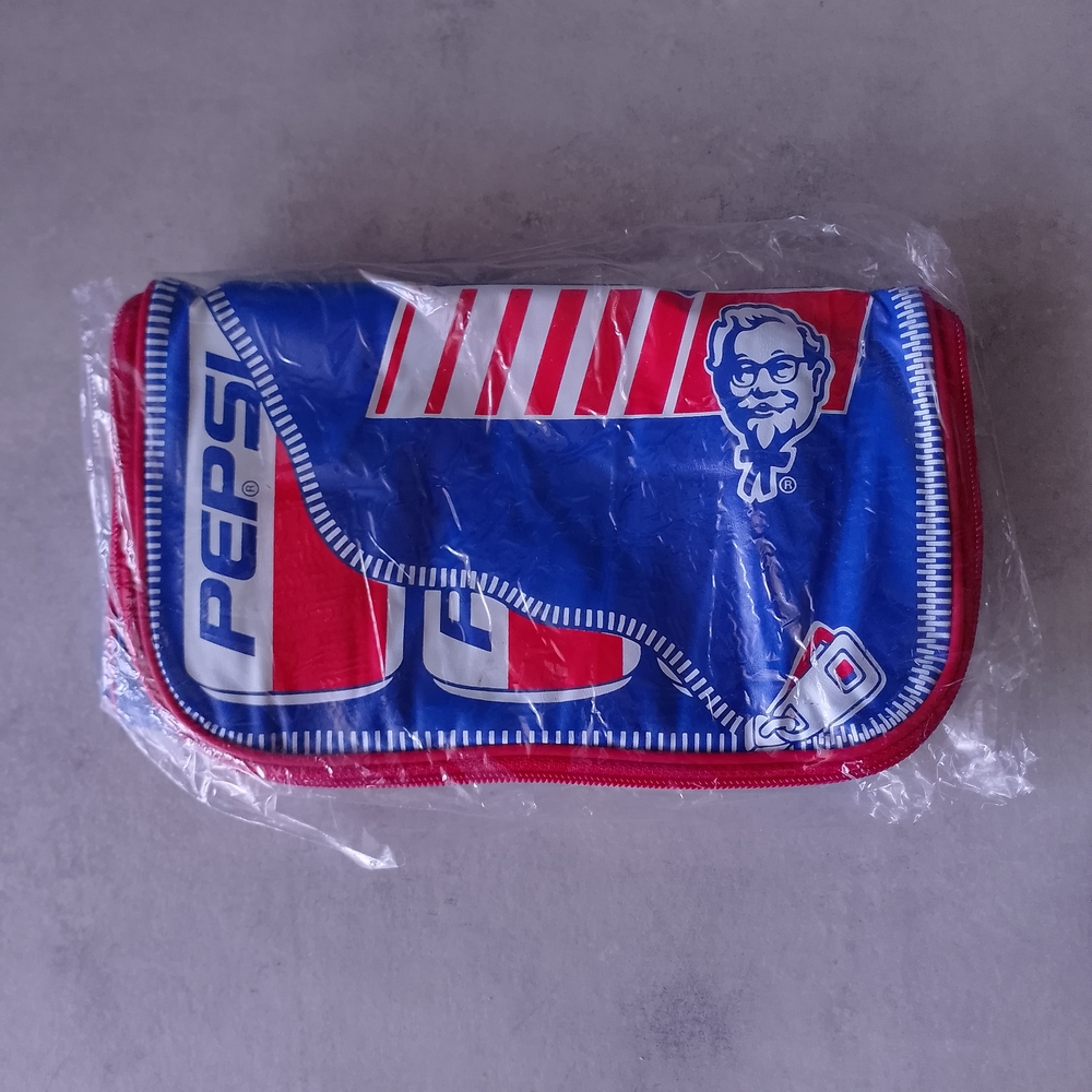 Vintage 90s KFC x Pepsi Insulated Lunch Bag Cooler, Deadstock NWT